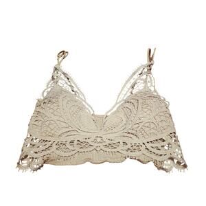 Coco lingerie white bralette size large